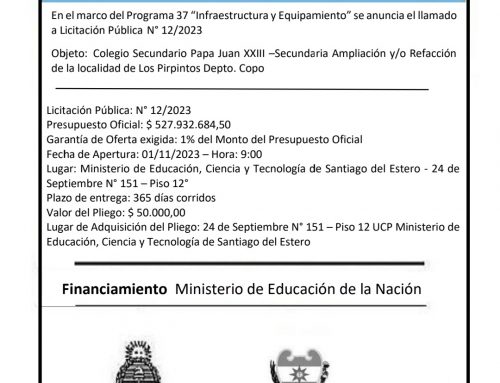 Licitación Pública: N° 12/2023