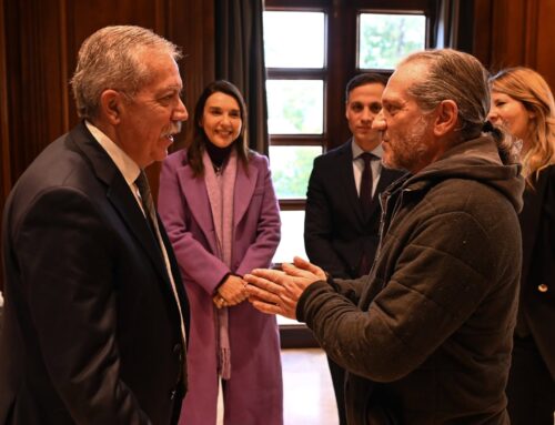 El gobernador recibió al reconocido filósofo Darío Sztajnszrajber