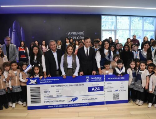 Inauguración del simulador espacial «Mama Antula I»