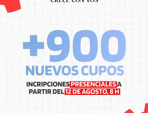 Programa “Santiago Crece con Vos”: Se abre la inscripción  nuevos cupos de formación